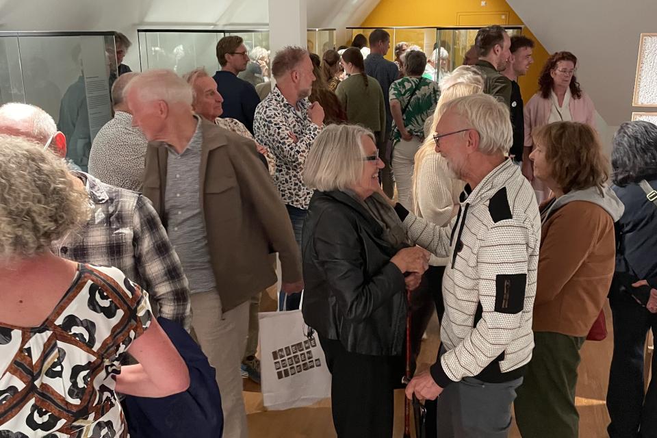 het was druk op de tentoonstelling van studioZAND